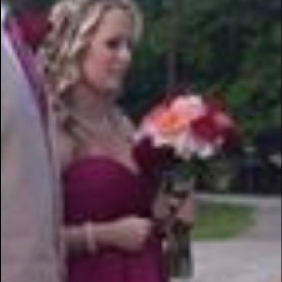 Size 12 pink Anya’s bridal dress - Picture 3 of 3